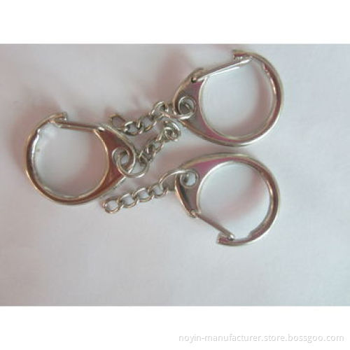 Snap hooks with alloy material, nickle color/competitive price direct from factory/shortest deliver